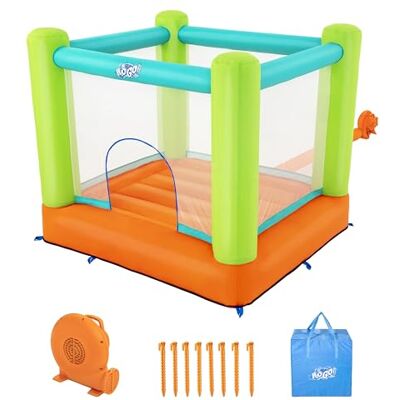 Bestway Speelplaats met trampoline Buitenspel 53394 Oranje Jump And Soar Kunststof 194 cm x 175 cm Kinderen Opblaasbaar spel Vanaf 3 jaar Bestway Speelplaats met trampoline Buitenspel 53394 Oranje Jump And Soar Kunststof 194 cm x 175 cm Kinderen Opblaasbaar spel Vanaf 3 jaar
