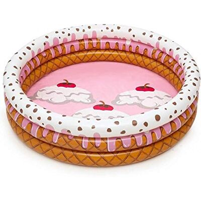 Bestway Sundae Funday kinderbadje, diameter 160 x 38 cm Bestway Sundae Funday kinderbadje, diameter 160 x 38 cm
