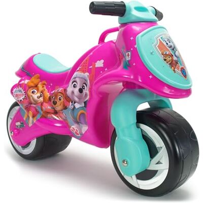 INJUSA Neox Paw Patrol loopfiets, kinderen + 18 maanden, permanente decoratie Skye & Everest, brede wielen van kunststof, draaggreep, ergonomisch design, kleur roze INJUSA Neox Paw Patrol loopfiets, kinderen + 18 maanden, permanente decoratie Skye & Everest, brede wielen van kunststof, draaggreep, ergonomisch design, kleur roze