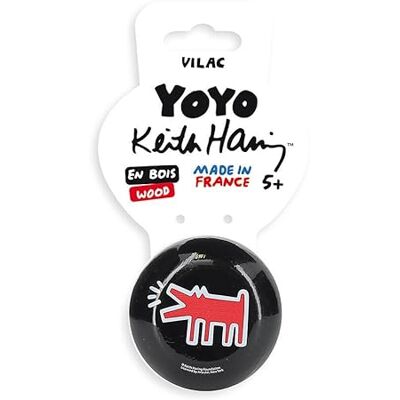 Vilac Yoyo Wolf Keith Haring, 9222, meerkleurig Vilac Yoyo Wolf Keith Haring, 9222, meerkleurig
