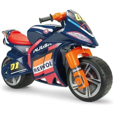 INJUSA Motorfiets voor kinderen, 4-7 jaar, zonder pedalen, Winner Repsol XL – stabiel + ergonomisch – motorfiets loopfiets 4 jaar brede wielen + eenvoudig transport + racestijl INJUSA Motorfiets voor kinderen, 4-7 jaar, zonder pedalen, Winner Repsol XL – stabiel + ergonomisch – motorfiets loopfiets 4 jaar brede wielen + eenvoudig transport + racestijl