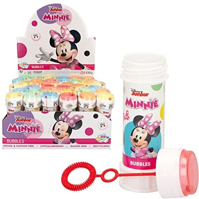 COLORBABY DULCOP 36 stuks Minnie zeepbellen – 60 ml – 047538PA – roze – kunststof – officiële licentie – speelgoed voor kinderen – outdoorspel – vanaf 3 jaar COLORBABY DULCOP 36 stuks Minnie zeepbellen – 60 ml – 047538PA – roze – kunststof – officiële licentie – speelgoed voor kinderen – outdoorspel – vanaf 3 jaar