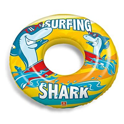 Mondo Toys Surfen Shark Swim Ring – opblaasbare donut – zwemring – ideaal voor kinderen/meisjes te gebruiken in het zwembad/zee – 16920 Mondo Toys Surfen Shark Swim Ring – opblaasbare donut – zwemring – ideaal voor kinderen/meisjes te gebruiken in het zwembad/zee – 16920
