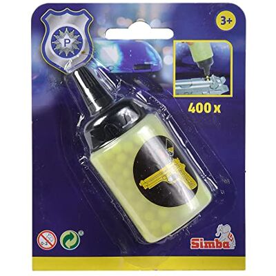Simba 108022558 400 ballen voor kogelpistool, munitie, navulling met rechter, speelgoedwapenaccessoires, vanaf 3 jaar Simba 108022558 400 ballen voor kogelpistool, munitie, navulling met rechter, speelgoedwapenaccessoires, vanaf 3 jaar