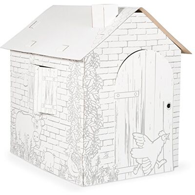 small foot Legler 10015 Speelhuis van karton Hut small foot Legler 10015 Speelhuis van karton Hut