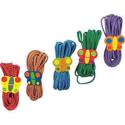 small foot Gummitwist vlinders, bevordert coördinatie, behendigheid en fitness, set van 5, leeftijd 5 en up, 1814 small foot Gummitwist vlinders, bevordert coördinatie, behendigheid en fitness, set van 5, leeftijd 5 en up, 1814