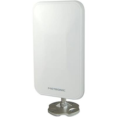 Metronic 415981 buitenantenne XP 94 4K Dab+ UHD compact DVBT/DVT2 5G bescherming wit Metronic 415981 buitenantenne XP 94 4K Dab+ UHD compact DVBT/DVT2 5G bescherming wit