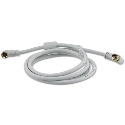 Hama 00122510 coaxkabel 1,5 m F wit coaxkabel (F, 1,5 m, mannelijk/mannelijk, wit, 75 ohm) Hama 00122510 coaxkabel 1,5 m F wit coaxkabel (F, 1,5 m, mannelijk/mannelijk, wit, 75 ohm)