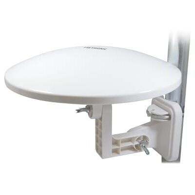 Metronic 427017 buitenantenne, omnidirectioneel, versterkt, 36 dB, ideaal voor campers en caravans, DTT, compatibel met Full HD / 4K, corrosiebescherming, wit Metronic 427017 buitenantenne, omnidirectioneel, versterkt, 36 dB, ideaal voor campers en caravans, DTT, compatibel met Full HD / 4K, corrosiebescherming, wit