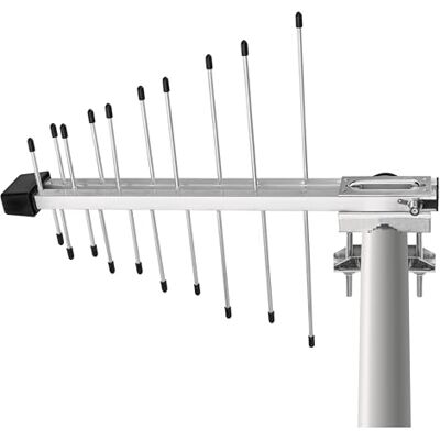 EMOS DVB-T2 buitenantenne met versterker, actieve buitenantenne voor maximale signaalprestaties, LTE en geïntegreerd 5G-filter, voor ontvangst op afstand 0-100 km, aansluiting op de ontvanger EMOS DVB-T2 buitenantenne met versterker, actieve buitenantenne voor maximale signaalprestaties, LTE en geïntegreerd 5G-filter, voor ontvangst op afstand 0-100 km, aansluiting op de ontvanger