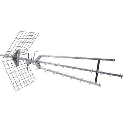 Metronic 415061 versterkte UHF-buitenantenne 43 DB Metronic 415061 versterkte UHF-buitenantenne 43 DB