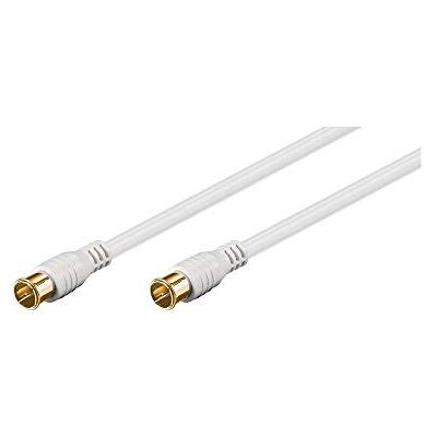 goobay BQF 0500-G 5,0 m coaxkabel F, 5 m, wit coaxkabel (F, F, goud, recht, 5 m) goobay BQF 0500-G 5,0 m coaxkabel F, 5 m, wit coaxkabel (F, F, goud, recht, 5 m)