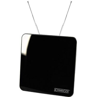 SCHWAIGER ZA8970 011 binnenantenne, DVB-T actief, 45 dB, gelakt, zwart SCHWAIGER ZA8970 011 binnenantenne, DVB-T actief, 45 dB, gelakt, zwart