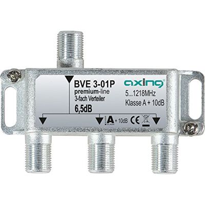 Axing BVE 3-01P splitter splitter 3-weg splitter uitgangen voor FM CATV digitale kabeltelevisie (5-1218 MHz) Axing BVE 3-01P splitter splitter 3-weg splitter uitgangen voor FM CATV digitale kabeltelevisie (5-1218 MHz)