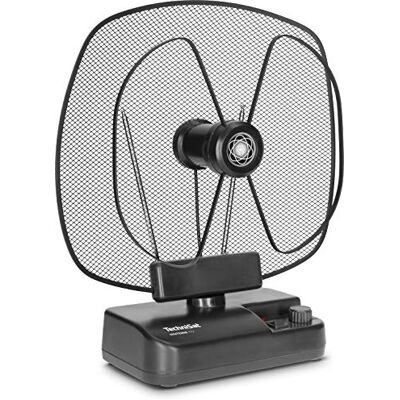 TechniSat DIGITENNE TT2 draaibare binnenantenne (36 dB brede band versterkerantenne met LTE4-filter voor de ontvangst van DVB-T2, Dab+ en FM-signalen, aan/uit-schakelaar) TechniSat DIGITENNE TT2 draaibare binnenantenne (36 dB brede band versterkerantenne met LTE4-filter voor de ontvangst van DVB-T2, Dab+ en FM-signalen, aan/uit-schakelaar)