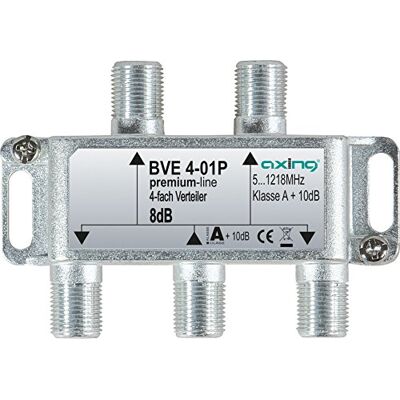 Axing BVE 4-01P splitter splitter 4-weg splitter uitgangen voor FM CATV digitale kabeltelevisie (5-1218 MHz) Axing BVE 4-01P splitter splitter 4-weg splitter uitgangen voor FM CATV digitale kabeltelevisie (5-1218 MHz)