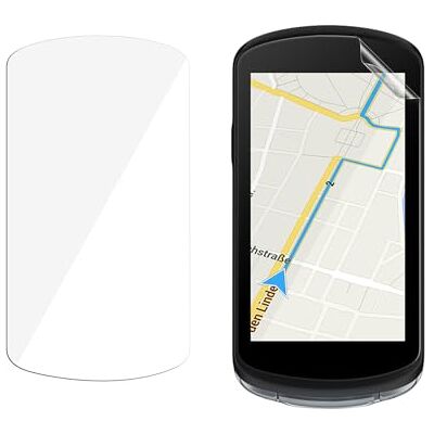 kwmobile 2 x GPS-displaybeschermfolie, compatibel met Garmin Edge 1040/1040 Solar GPS-display, set van transparante kunststoffolie, voor wandelen, trekking kwmobile 2 x GPS-displaybeschermfolie, compatibel met Garmin Edge 1040/1040 Solar GPS-display, set van transparante kunststoffolie, voor wandelen, trekking