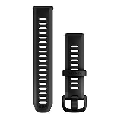 Garmin Officiële Quick-Release horlogeband, 2 maten, siliconen, zwart Garmin Officiële Quick-Release horlogeband, 2 maten, siliconen, zwart