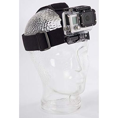 Hama Voorhouder (voor GoPro, verstelbare maat, voor bevestiging aan het hoofd) zwart Hama Voorhouder (voor GoPro, verstelbare maat, voor bevestiging aan het hoofd) zwart