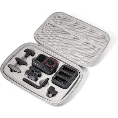 Insta360 Hoes voor Ace, Ace Pro, Ace Pro 2, stoffen voering, schok- en krasbestendig, grijs Insta360 Hoes voor Ace, Ace Pro, Ace Pro 2, stoffen voering, schok- en krasbestendig, grijs