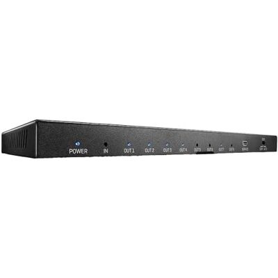 LINDY Splitter HDMI 2.0 18G, 8 poorten LINDY Splitter HDMI 2.0 18G, 8 poorten