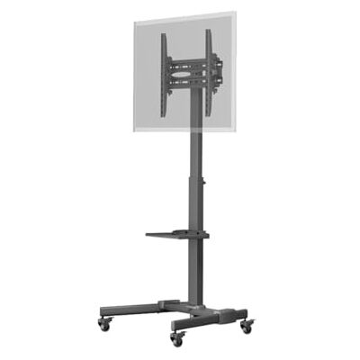 goobay 59507 Mobiele tv-standaard op wielen voor scherm en tv van 37 tot 70 inch (94 178 cm), met wielen, in hoogte verstelbaar, tot 35 kg, zwart goobay 59507 Mobiele tv-standaard op wielen voor scherm en tv van 37 tot 70 inch (94 178 cm), met wielen, in hoogte verstelbaar, tot 35 kg, zwart