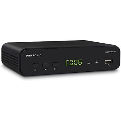 Metronic HD DTT-decoder voor tv – HDMI, SCART demodulator, ontvanger, adapter, tuner voor DTT-antenne – recorder via USB – 441658 Metronic HD DTT-decoder voor tv – HDMI, SCART demodulator, ontvanger, adapter, tuner voor DTT-antenne – recorder via USB – 441658