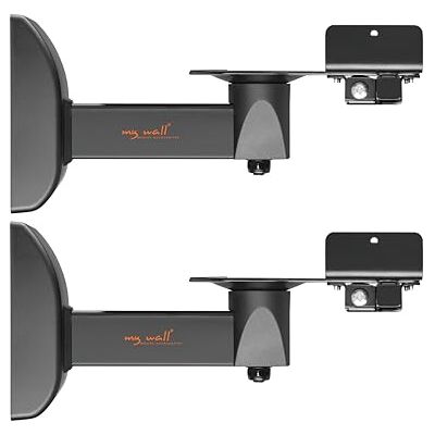 myWall HB7L Set van 2 universele wandhouders voor luidsprekers, kantelbaar en draaibaar, luidsprekerhouder met belasting tot 15 kg, luidsprekerhouder, wandmontage myWall HB7L Set van 2 universele wandhouders voor luidsprekers, kantelbaar en draaibaar, luidsprekerhouder met belasting tot 15 kg, luidsprekerhouder, wandmontage