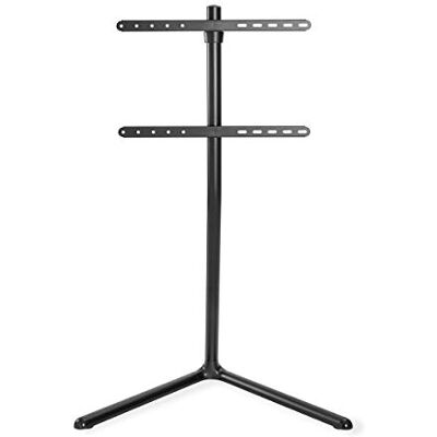 NEDIS TV-standaard, 49 70 inch, 40 kg, V-vormige design, anti-kantelriem, drukvergrendeling, staal/aluminium, zwart NEDIS TV-standaard, 49 70 inch, 40 kg, V-vormige design, anti-kantelriem, drukvergrendeling, staal/aluminium, zwart