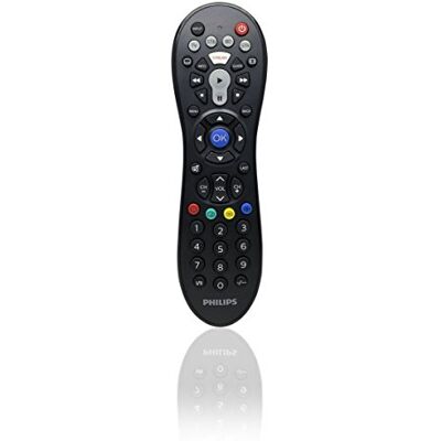 Philips Audio SRP3014/10 universele afstandsbediening voor Apple TV en Roku (TV, DVD, Blue-Ray, kabel, VCR, DTV, DVR) zwart (refurbished) Philips Audio SRP3014/10 universele afstandsbediening voor Apple TV en Roku (TV, DVD, Blue-Ray, kabel, VCR, DTV, DVR) zwart (refurbished)
