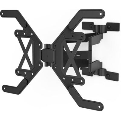 Hama TV-muurbeugel draaibaar, kantelbaar, dun (tv-muurbeugel 37-90 inch, VESA 100 x 100 naar VESA 600 x 400, tot 40 kg, uittrekbare houder, kabelmanager, met pluggen Hama TV-muurbeugel draaibaar, kantelbaar, dun (tv-muurbeugel 37-90 inch, VESA 100 x 100 naar VESA 600 x 400, tot 40 kg, uittrekbare houder, kabelmanager, met pluggen