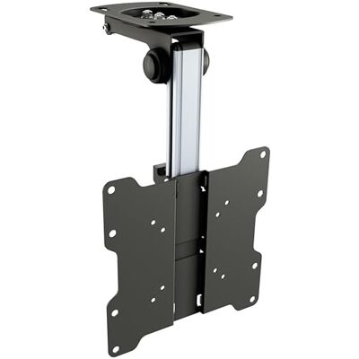 RICOO D0122 TV-beugel voor plafond, draaibaar, opvouwbaar, televisie, 13-33 inch (33-84 cm), universele tv-houder, led, lcd gebogen, VESA 75 x 75-200 x 200 RICOO D0122 TV-beugel voor plafond, draaibaar, opvouwbaar, televisie, 13-33 inch (33-84 cm), universele tv-houder, led, lcd gebogen, VESA 75 x 75-200 x 200
