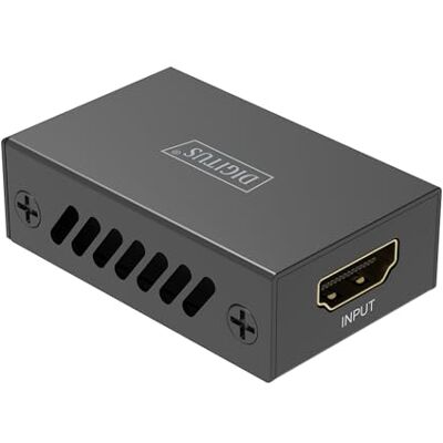 Digitus HDMI repeater HDMI 2.1 UltraHD II 8k/60Hz Verlengt HDMI-signalen tot 10 m Zelfaangedreven HDCP 2.3, Deep Color Zwart Digitus HDMI repeater HDMI 2.1 UltraHD II 8k/60Hz Verlengt HDMI-signalen tot 10 m Zelfaangedreven HDCP 2.3, Deep Color Zwart