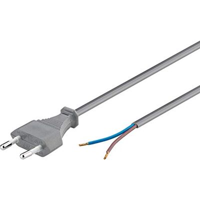 goobay Wentronic netsnoer (eurostekker gestripte uiteinden) 1,5 m grijs goobay Wentronic netsnoer (eurostekker gestripte uiteinden) 1,5 m grijs