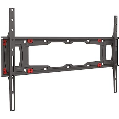 Barkan TV muurbeugel 29 tot 75 inch vaste gipsplaat zonder boren platte gebogen beugel belastbaar tot 43 kg automatische vergrendeling gepatenteerde voor LED LCD-scherm, VESA max. 600 x Barkan TV muurbeugel 29 tot 75 inch vaste gipsplaat zonder boren platte gebogen beugel belastbaar tot 43 kg automatische vergrendeling gepatenteerde voor LED LCD-scherm, VESA max. 600 x