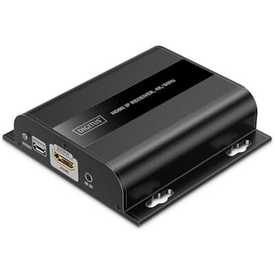 Digitus HDMI IP extender ontvanger voor DS-55351 UHD 4k 60Hz HDMI 2.0 bereik tot 200 m ontvanger punt naar multipoint CAT 6 zwart Digitus HDMI IP extender ontvanger voor DS-55351 UHD 4k 60Hz HDMI 2.0 bereik tot 200 m ontvanger punt naar multipoint CAT 6 zwart