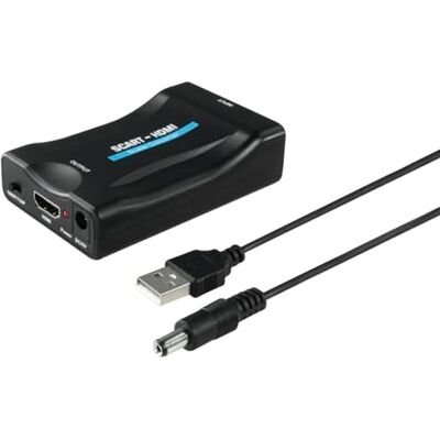 Hama 00121775 Scart To Hdmi Video Convertore Black Hama 00121775 Scart To Hdmi Video Convertore Black