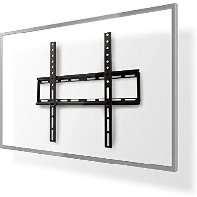 NEDIS Vaste tv-muurbeugel 23-55 inch Maximaal ondersteund schermgewicht: 35 kg Minimale wandafstand: 23 mm Staal Zwart NEDIS Vaste tv-muurbeugel 23-55 inch Maximaal ondersteund schermgewicht: 35 kg Minimale wandafstand: 23 mm Staal Zwart