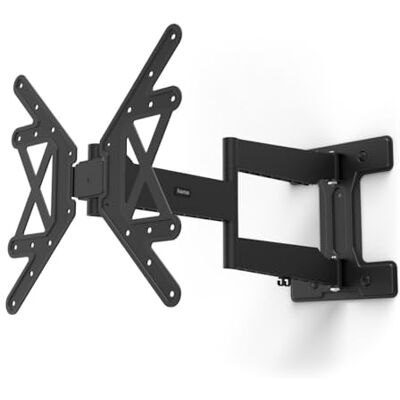 Hama TV-muurbeugel draaibaar, kantelbaar, extra lange arm (wandhouder voor 32-65 inch tv, VESA 100 x 100 naar VESA 400 x 400, tot 50 kg, ultradun, uittrekbaar, met pluggen Hama TV-muurbeugel draaibaar, kantelbaar, extra lange arm (wandhouder voor 32-65 inch tv, VESA 100 x 100 naar VESA 400 x 400, tot 50 kg, ultradun, uittrekbaar, met pluggen