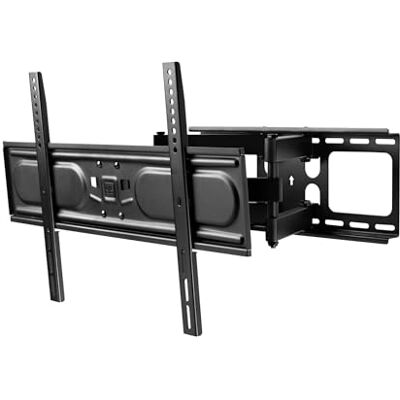 One For All SOLID platte houder, 120° draaibaar en kantelbaar, wandmontage, 32 tot 84 inch schermen, alle soorten tv's, zwart WM4661 One For All SOLID platte houder, 120° draaibaar en kantelbaar, wandmontage, 32 tot 84 inch schermen, alle soorten tv's, zwart WM4661