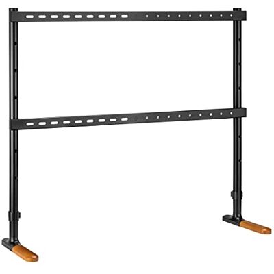 myWall HT27L tv-standaard voor schermen van 70 tot 90 inch, tv-standaard met houteffect en antislip pads, universele tv-houder met belasting tot 60 kg myWall HT27L tv-standaard voor schermen van 70 tot 90 inch, tv-standaard met houteffect en antislip pads, universele tv-houder met belasting tot 60 kg