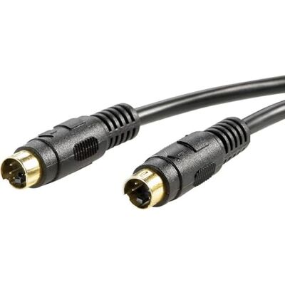 Value S-video-kabel, 5 m, zwart Value S-video-kabel, 5 m, zwart