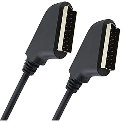 OEHLBACH Easy Connect SE2000 Hoogwaardige scart-kabel met volledige afscherming en dubbel afgeschermd, 1,50 m, zwart OEHLBACH Easy Connect SE2000 Hoogwaardige scart-kabel met volledige afscherming en dubbel afgeschermd, 1,50 m, zwart