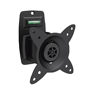 Digitus Monitor muurbeugel voor schermen tot 27" VESA 75x75 & 100x100 max. belasting 15kg 30° draaibaar, 360° draaibaar geïntegreerde waterpas zwart Digitus Monitor muurbeugel voor schermen tot 27" VESA 75x75 & 100x100 max. belasting 15kg 30° draaibaar, 360° draaibaar geïntegreerde waterpas zwart