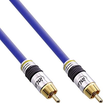 InLine 89815P RCA-kabel, video & digitaal, audio, verguld, 1 x RCA-stekker, 15 m InLine 89815P RCA-kabel, video & digitaal, audio, verguld, 1 x RCA-stekker, 15 m