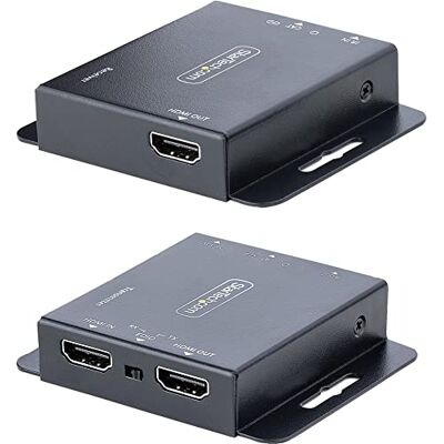 StarTech . com HDMI Cat6/Cat5 Verlengkabel HDMI/Video Extender 4K30Hz/39m of 1080p/70m Verlengkabel via Ethernet/RJ45 Ontvanger Zender Kit IR Extension StarTech . com HDMI Cat6/Cat5 Verlengkabel HDMI/Video Extender 4K30Hz/39m of 1080p/70m Verlengkabel via Ethernet/RJ45 Ontvanger Zender Kit IR Extension