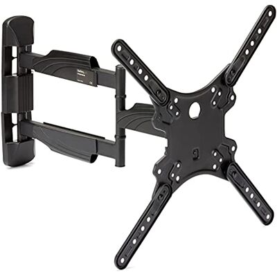 StarTech .com TV-wandhouder, draaibaar en kantelbaar, voor VESA-schermen van 32 tot 55 inch – hoge weerstand voor LCD/LED-TV – bevestiging/wandhouder voor platte beeldschermen StarTech .com TV-wandhouder, draaibaar en kantelbaar, voor VESA-schermen van 32 tot 55 inch – hoge weerstand voor LCD/LED-TV – bevestiging/wandhouder voor platte beeldschermen