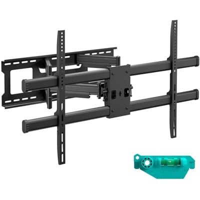 ONKRON Robuuste tv-muurbeugel 42-120 inch, 100 kg, max VESA 1000 x 600, M10 Scharnierende tv-wandarm, bereik tot 600 mm, kantelbaar, versterkte structuur, woonkamers, hotels, kantoren en winkels, zwart ONKRON Robuuste tv-muurbeugel 42-120 inch, 100 kg, max VESA 1000 x 600, M10 Scharnierende tv-wandarm, bereik tot 600 mm, kantelbaar, versterkte structuur, woonkamers, hotels, kantoren en winkels, zwart