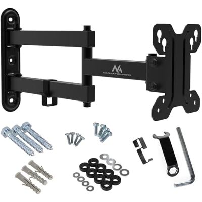 Maclean MC-740 Universele muurbeugel voor OLED QLED LCD LED Plasma TV 13-23 inch 30 kg max. VESA 100 x 100 180° draaibaar Maclean MC-740 Universele muurbeugel voor OLED QLED LCD LED Plasma TV 13-23 inch 30 kg max. VESA 100 x 100 180° draaibaar