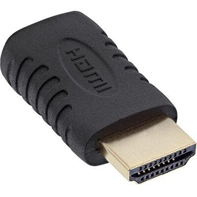 InLine 18332 HDMI-adapter, zwart InLine 18332 HDMI-adapter, zwart